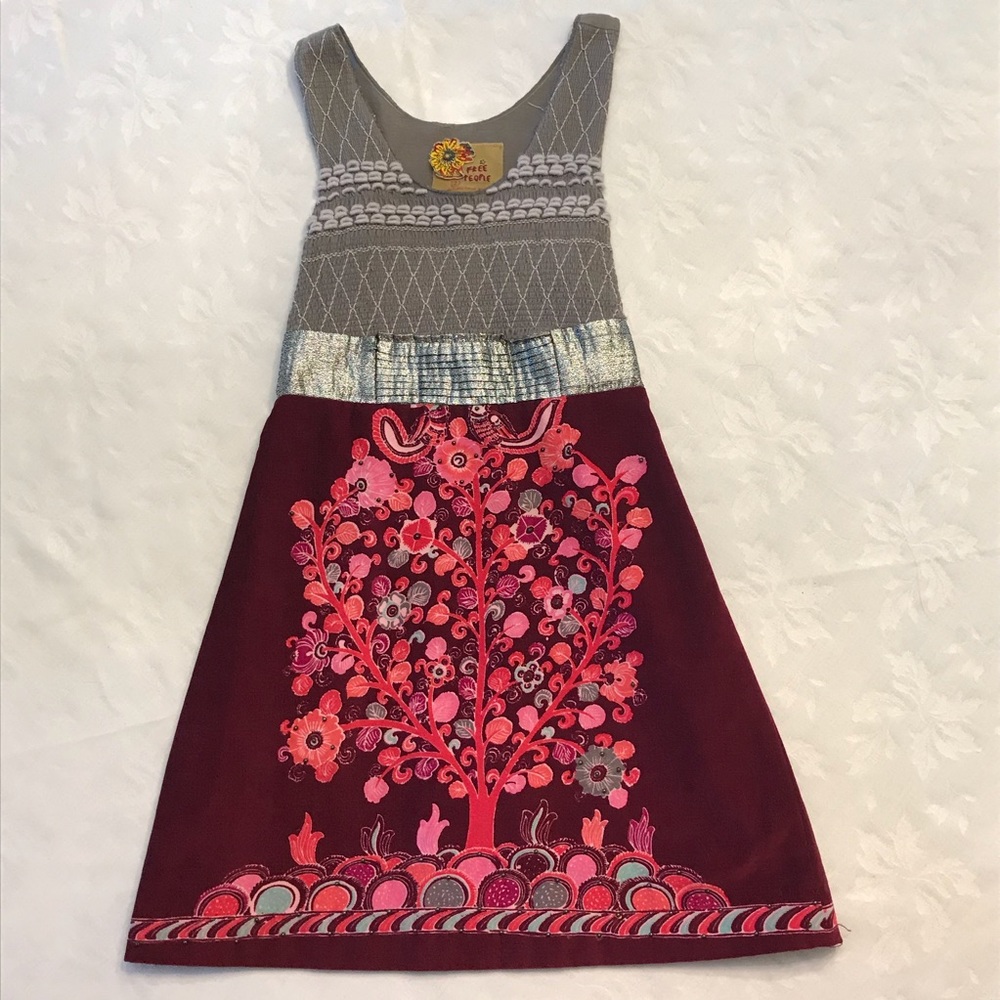 Free People detailed Boho dress